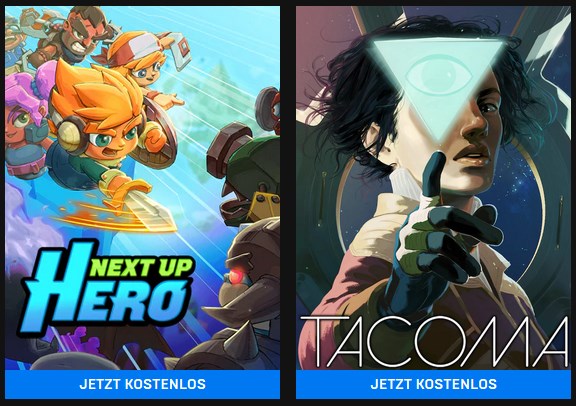 Next Up Hero und Tacoma