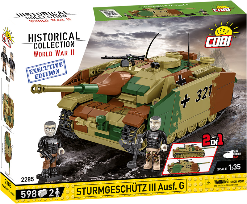 COBI 2285 Sturmgeschütz III Ausf G Box Vorderseite