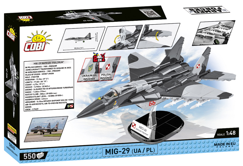 COBI 5840 MiG UA/PL Box Rückseite