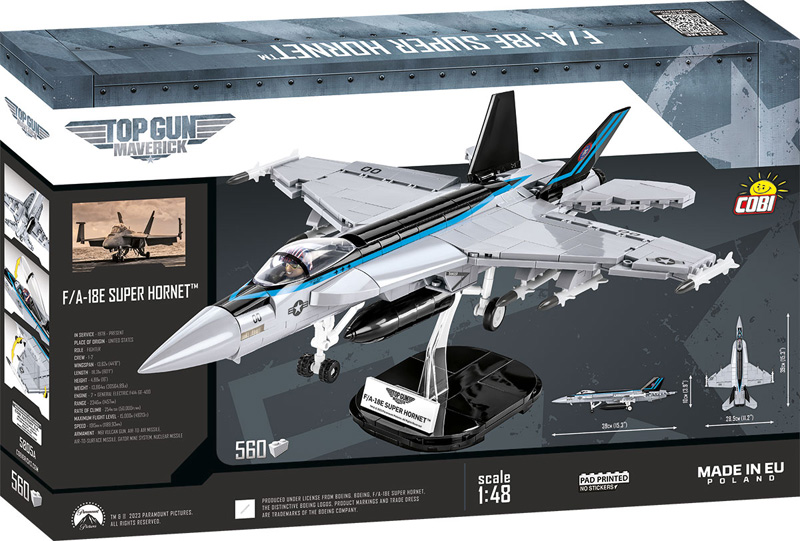 COBI 5805A Super Hornet Box Rückseite