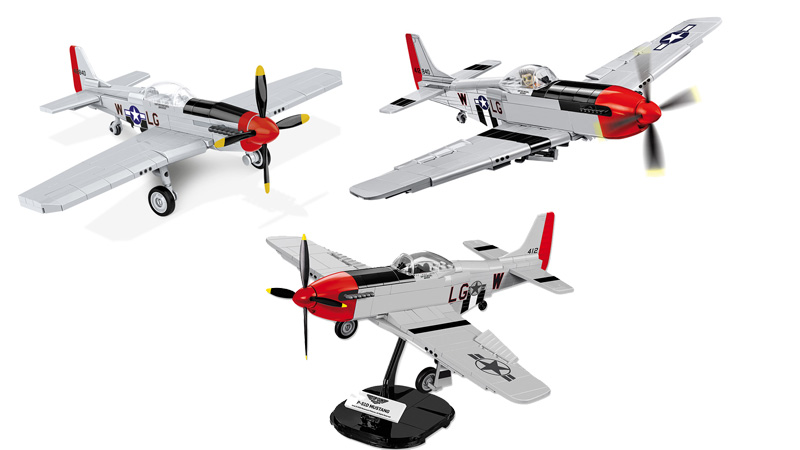 COBI Top Gun P-51D Mustang Collage