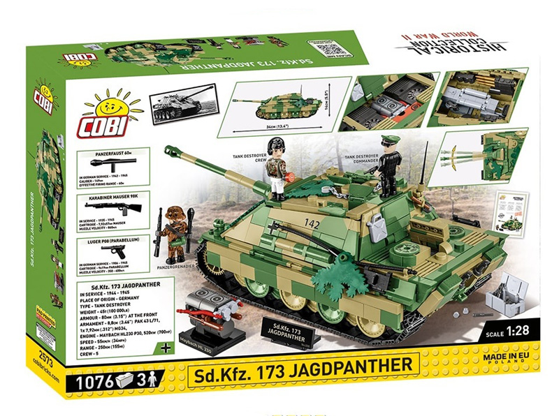 Sd.Kfz 173 Jagdpanther limited Edition 2573 Box hinten