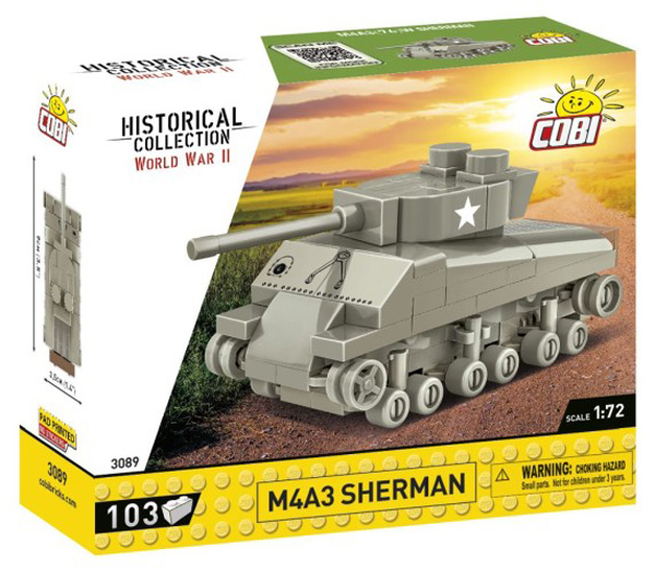 COBI Nano Tank 3089 M4A3 Sherman