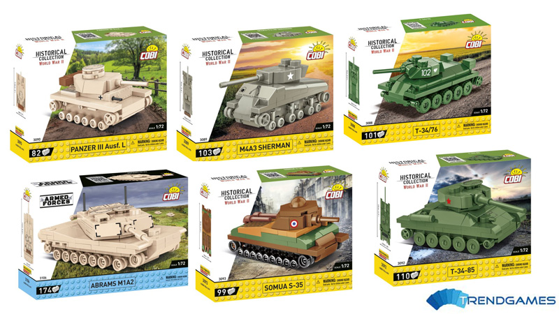 COBI Nano Tanks Neuauflage Vorbestellung Trendgames Titel