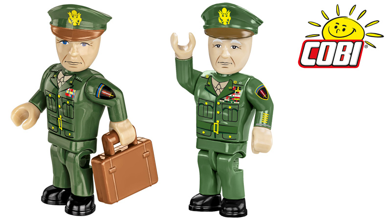 COBI Dwight D. Eisenhower Minifigur Collage