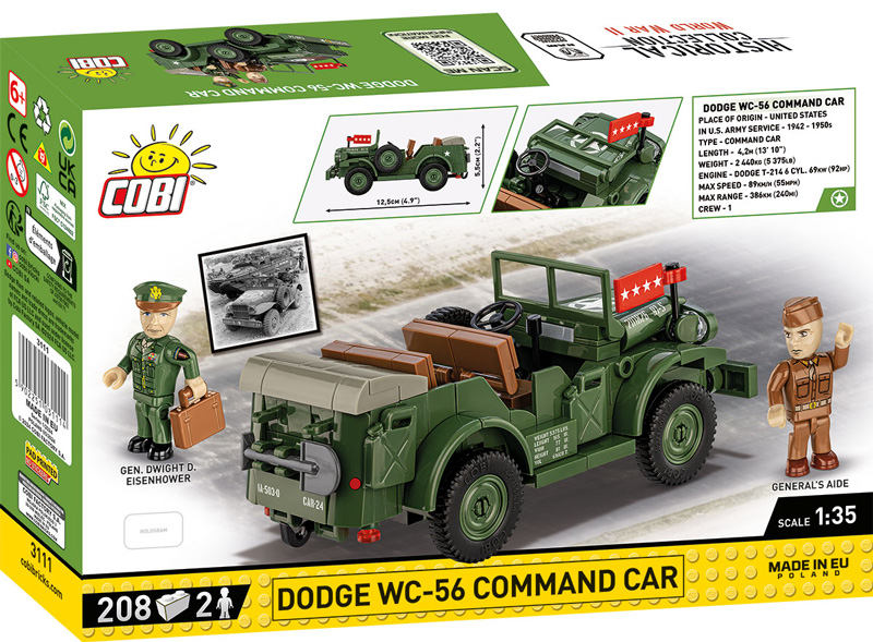 COBI 3111 Command Car Box Back