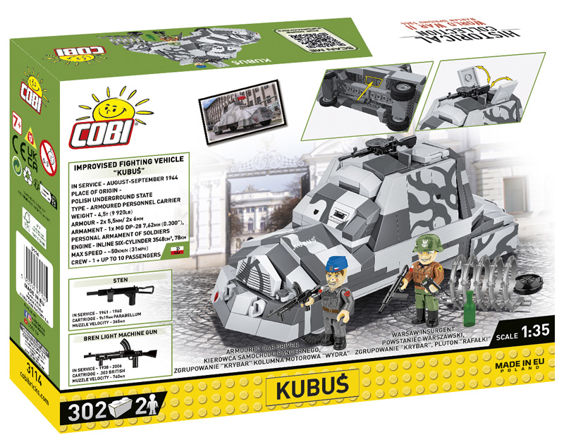 COBI Warschauer Aufstand Kubus 3114 Box