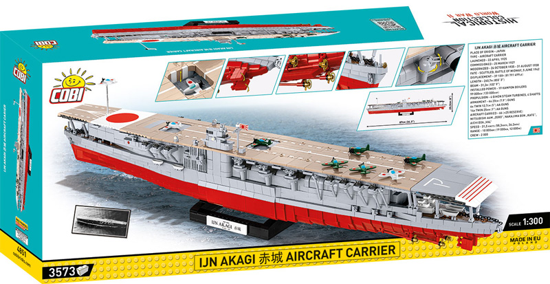 COBI 4851 Akagi Box Rückseite