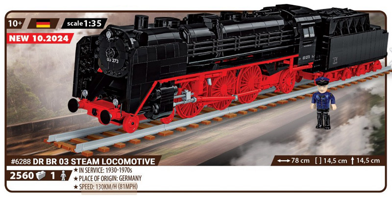 COBI 6288 DR BR 03 Steam Locomotive