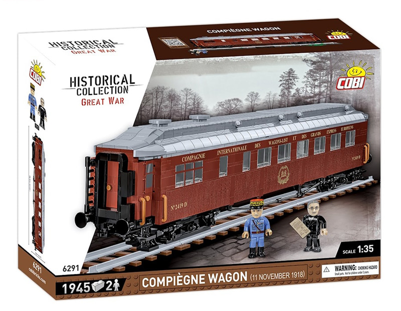 COBI 6291 Compiegne Wagon 11. November 918 Great War