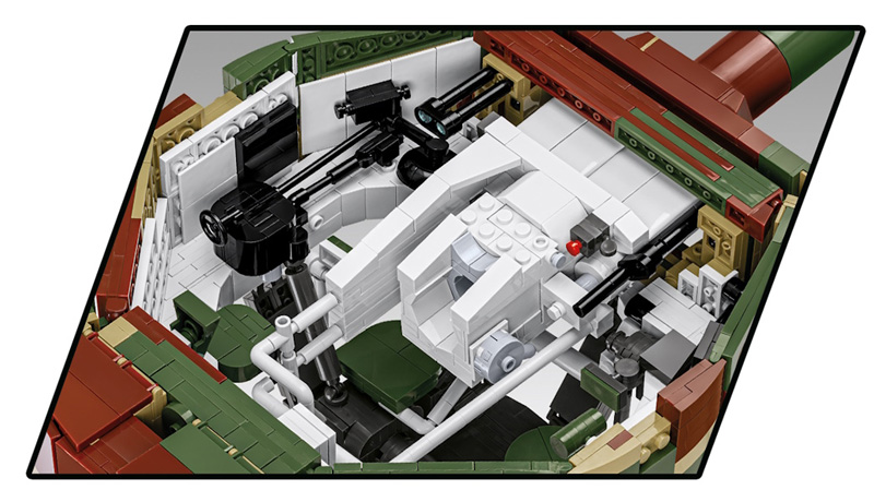 COBI 2807 Panzer VI Ausf. E 1:12 Innenleben