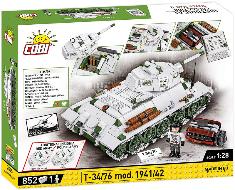 COBI 2595 T-34/76 mod 2595 Box