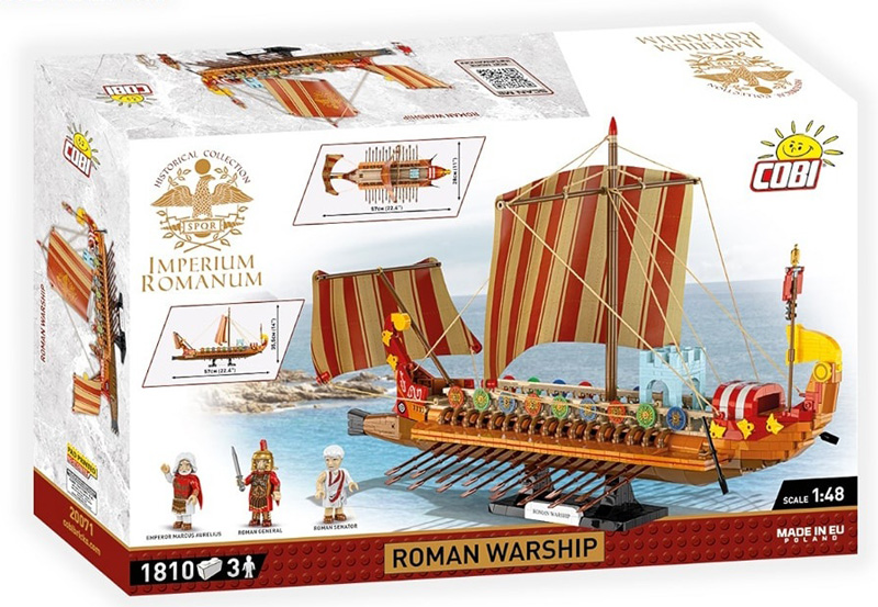 COBI Imperium Romanum Roman Warship 20071 Box