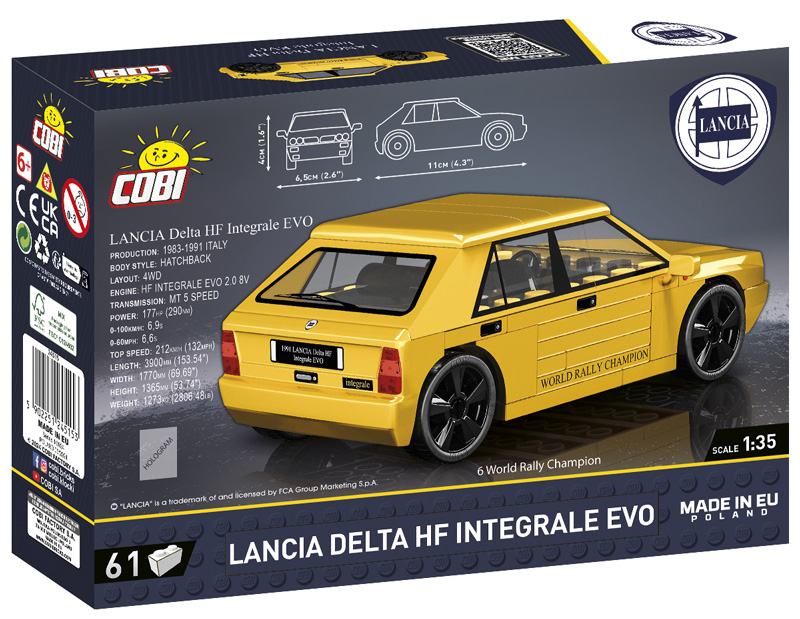 COBI 24515 Lancia Delta Integrale Evo Box