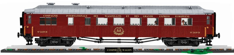 COBI Compiegne Wagon 6289 Set Seitenansicht