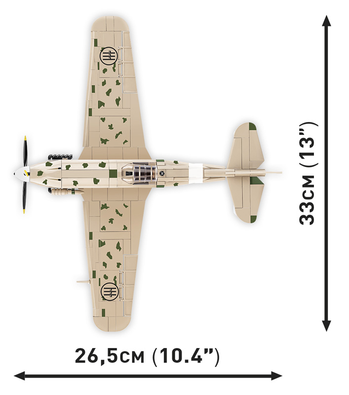 COBI Macchi C.202 Folgore 5760 Set Maße