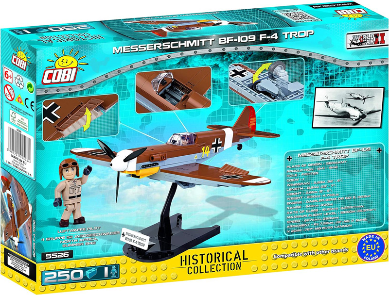 COBI 5526 Messerschmitt Bf 109 F-4 Trop Box