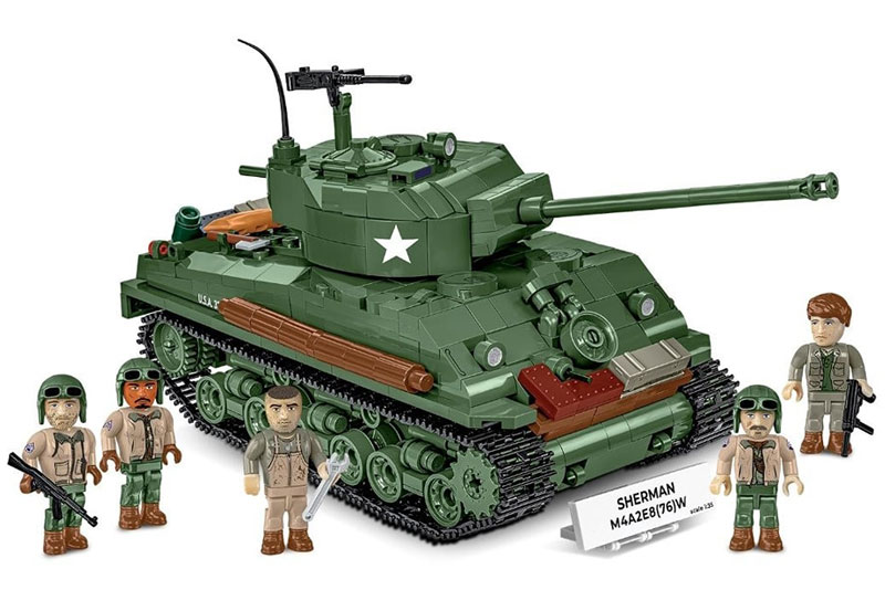 COBI 3118 Sherman M4A2E8 (76) W Set