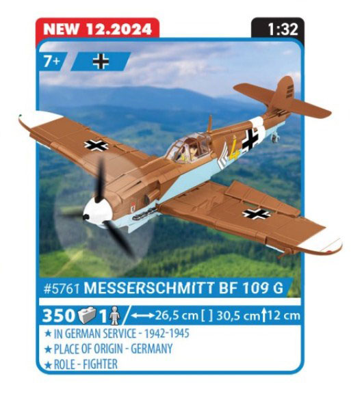 COBI 5761 Messerschmitt BF 109 G Katalogbild