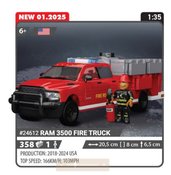 COBI RAM 3500 Fire Truck 24612