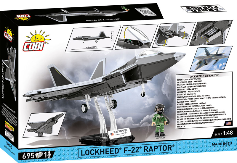 COBi Lockheed F-22 Raptor 5855 Box