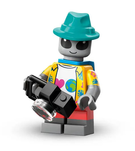 LEGO MinifigurWeltraum Alien Tourist 71046