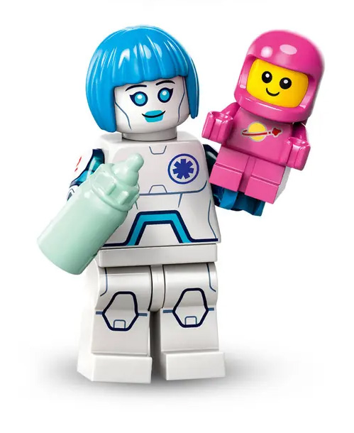 Krankenschwester Android LEGo Minifigur Weltraum 71046