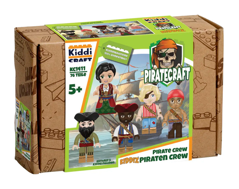 Kiddicraft Kiddiz Piratecraft Piraten Figuren