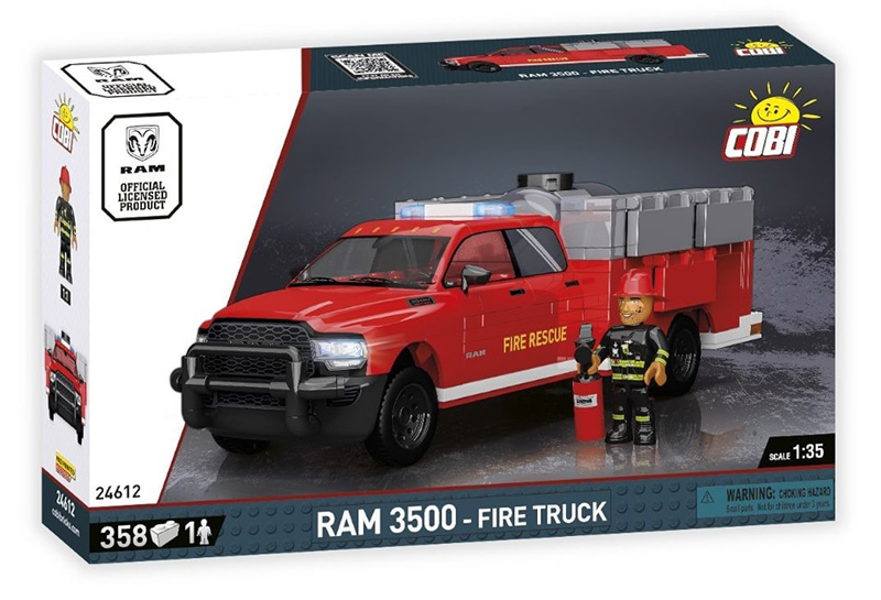 COBI RAM 3500 Fire Truck 24612 Box