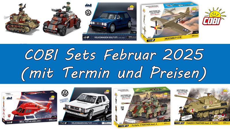 COBI Neuheiten Februar 2025 Titel