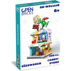 Open Bricks Süsswaren Geschäft / Candy-Store OB-WS0347B