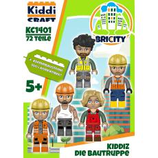 Kiddicraft KC1401 KIDDIZ Figuren-Pack Bautruppe