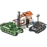 COBI 2284 Battle of Arras 1940 Matilda II vs Panzer 38t