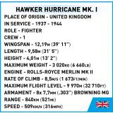 COBI 5866 Hawker Hurricane Mk.I