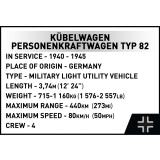 COBI 2803 Kübelwagen (Personenkraftwagen) Typ 82