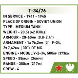 COBI 2595 Panzer T-34/76 mod. 1941/42