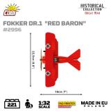 COBI 2996 Fokker DR.1 Red Baron