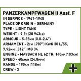 COBI 2597 Panzerkampfwagen II Ausf. F