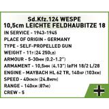 COBI 2598 Sd.Kfz. 124 Wespe Executive Edition