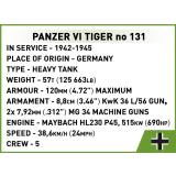 COBI 3123 Panzer VI Tiger No 131