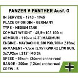 COBI 2655 Panzer V Panther Ausf. G Pudel